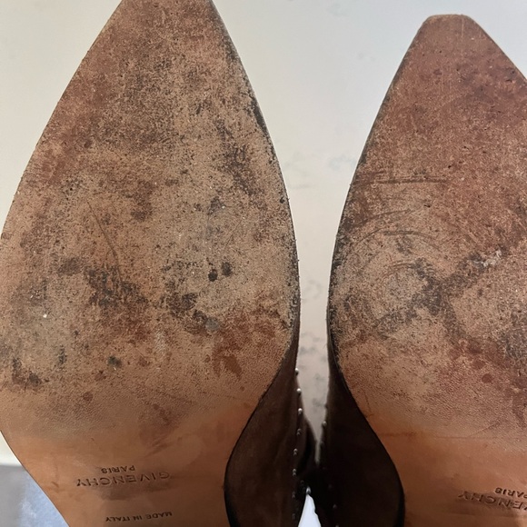 Givenchy brown suede ankle bootie - Picture 3 of 5